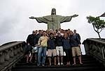 The Statue of Christ the Redeemer in Rio de Janeiro is one of the most recognizable structures in the world. The Irish had the good fortune of visiting this impress sculpture, which looks out over the city, during their two-week trip to Brazil in May.