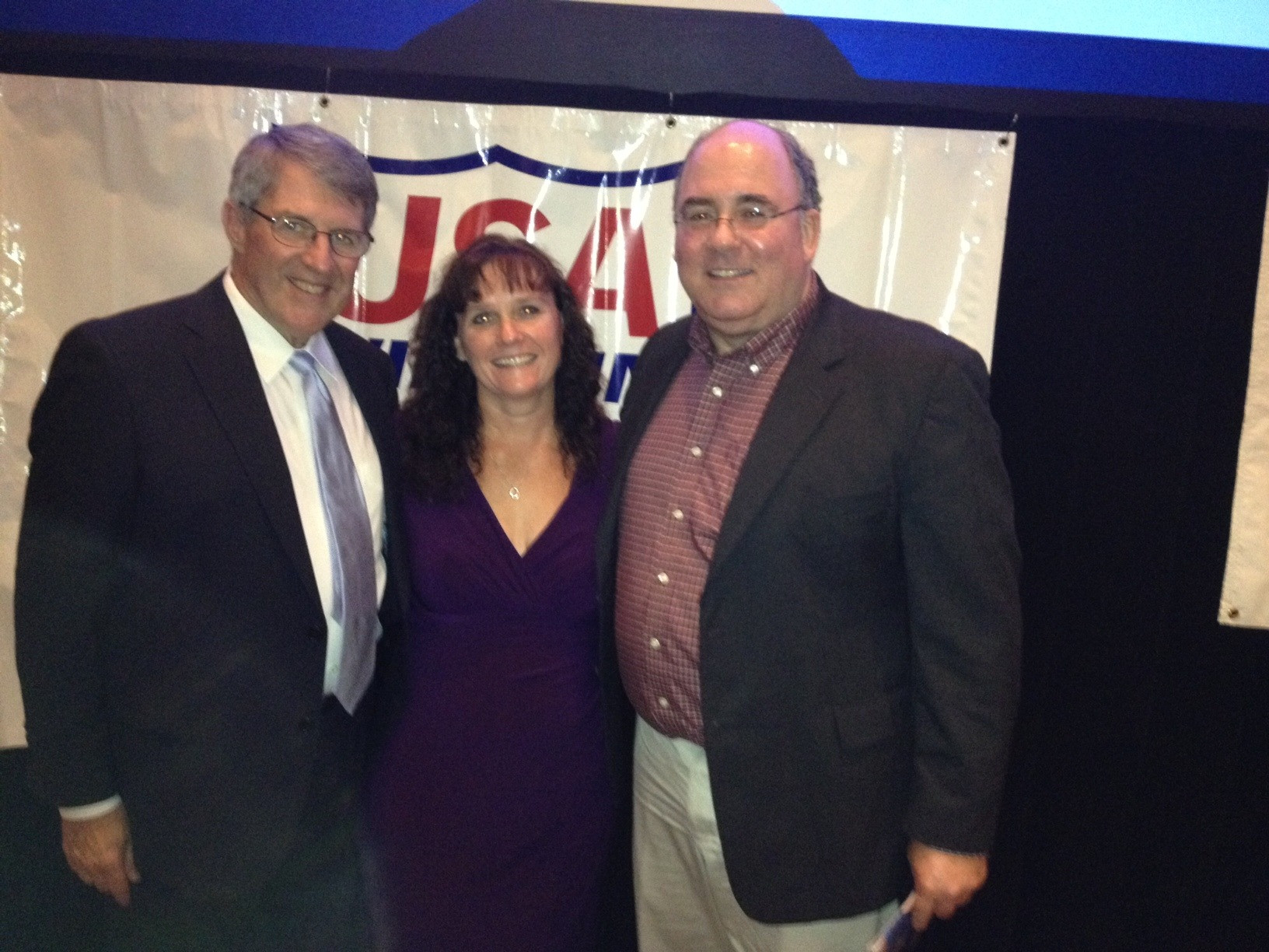 Beth Winkowski: Just Keep Swimming Former Notre Dame swimmer Beth Winkowski with women's interim head coach Tim Welsh (left) and former assistant coach Randy Julian (right).