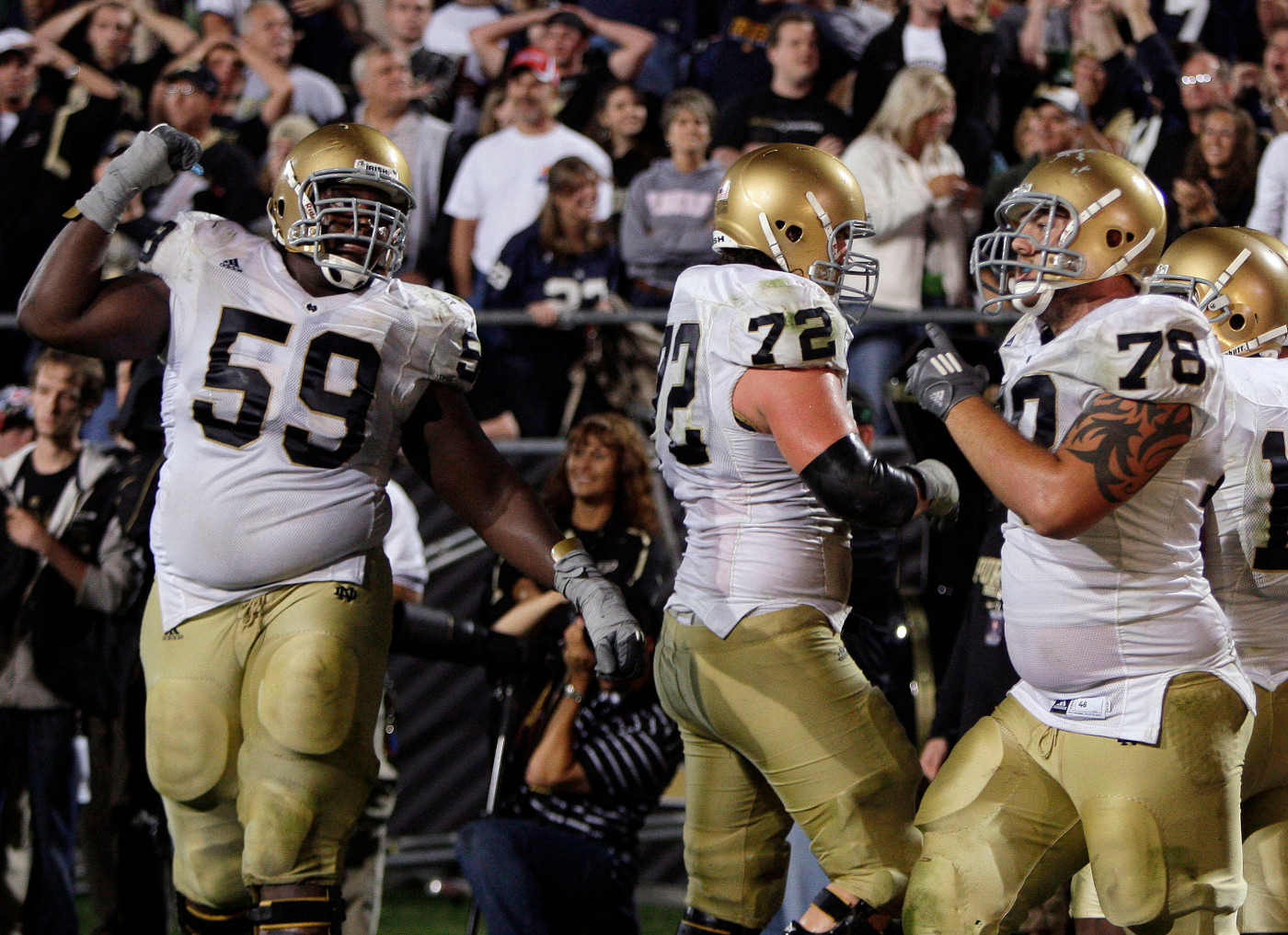 Chris Stewart Named National Scholar-Athlete Notre Dame Irish O Line Football