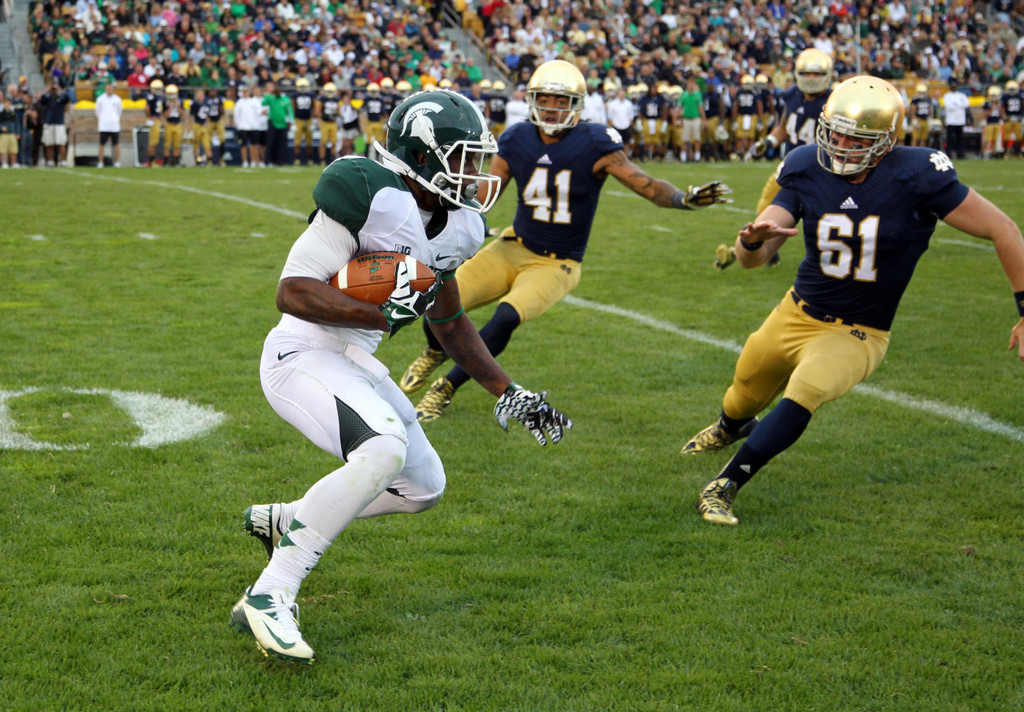 No. 22 Notre Dame vs. Michigan State (USATSI)