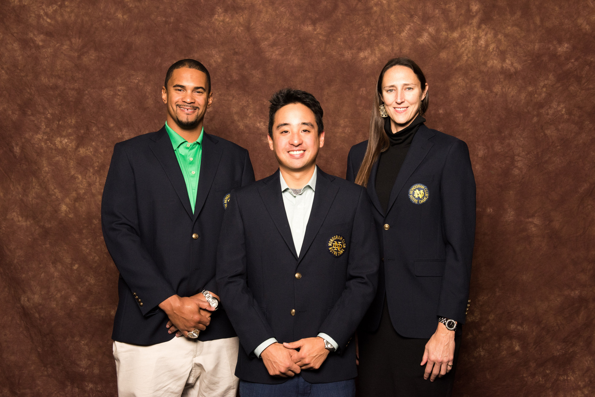 Monogram Club Announces New Director Class (left to right) Ryan Harris ('07, football), Takashi Yoshii ('10, tennis) and Ruth Riley ('01, '16, basketball)