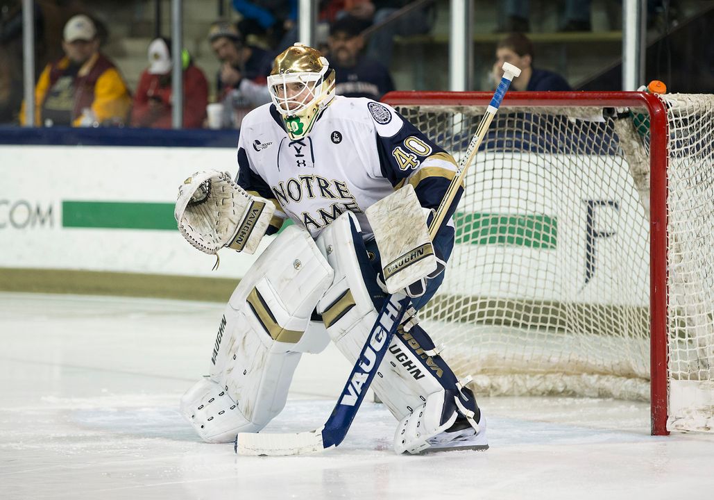 Cal Petersen leads the nation in saves, save percentage and minutes played since Feb. 6.