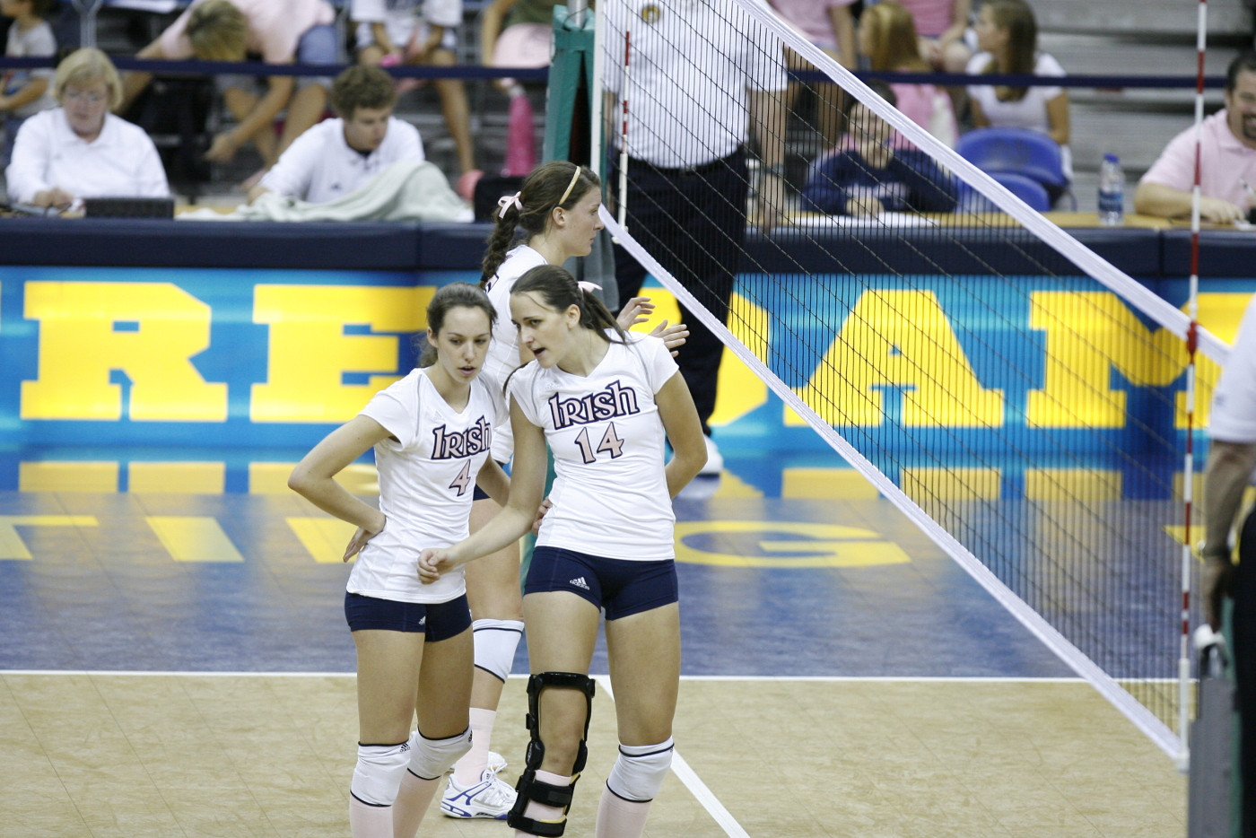 Volleyball Nipped By St. John’s In Five-Set Shootout The Irish face Connecticut on Sunday in their final tune-up before the BIG EAST Tournament.