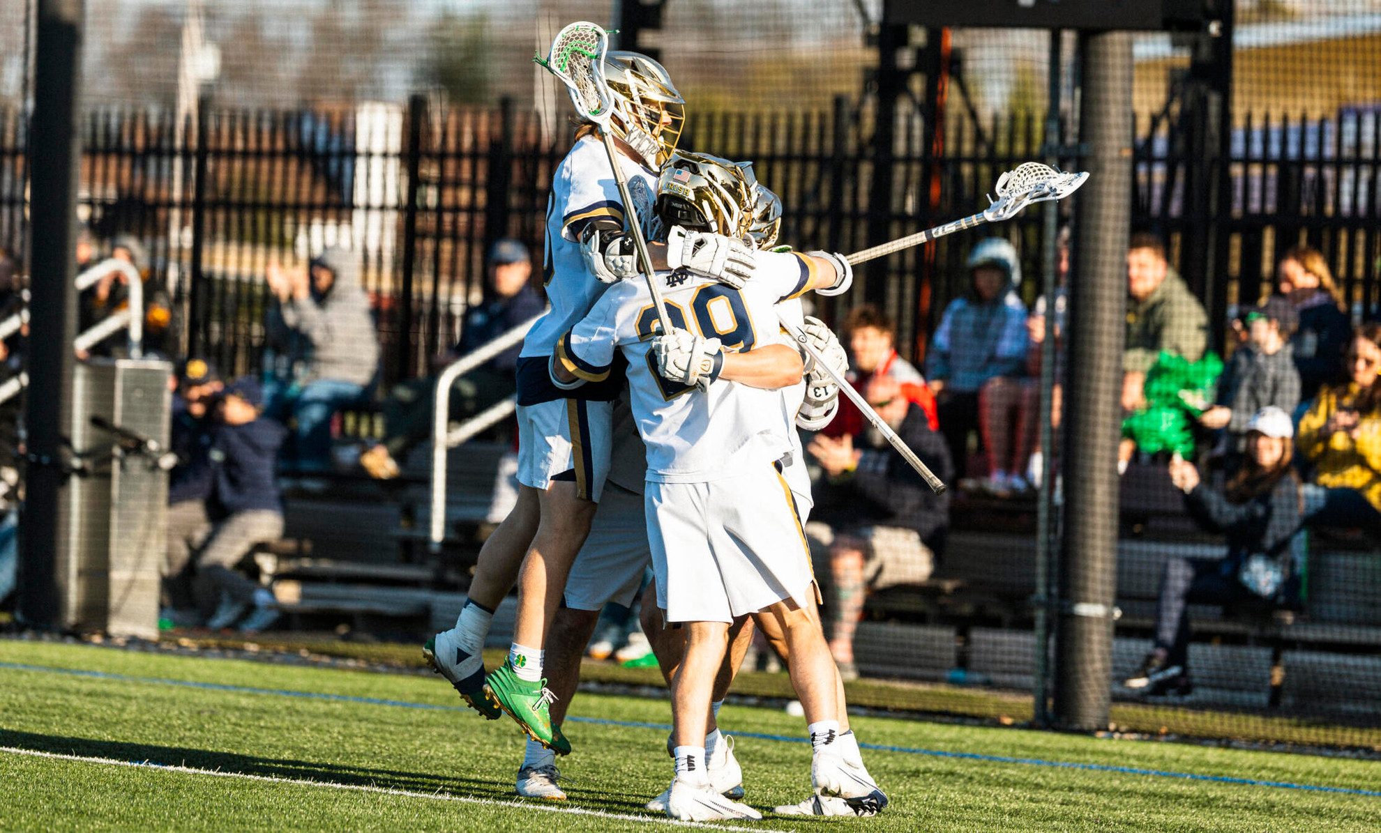 #9 Irish Use 7-0 Run To Down Cavaliers, 12-7 #9 Irish Use 7-0 Run To Down Cavaliers, 12-7
