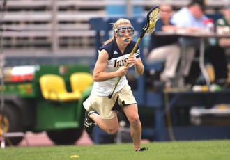 No. 14 Irish Roll To 13-9 Win Over No. 19 Loyola (Md.) Caitlin McKinney
