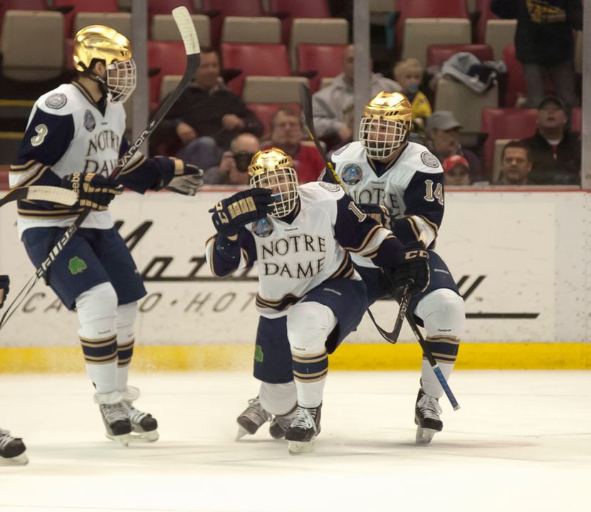 The NBC Sports Network will televise 12 Notre Dame hockey home games this season.