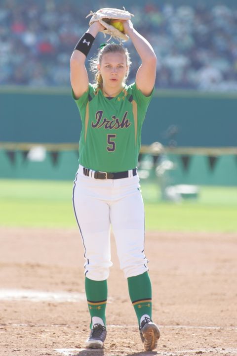 Senior pitcher Allie Rhodes was named the ACC Co-Pitcher of the Week on Monday after two wins last weekend at FGCU