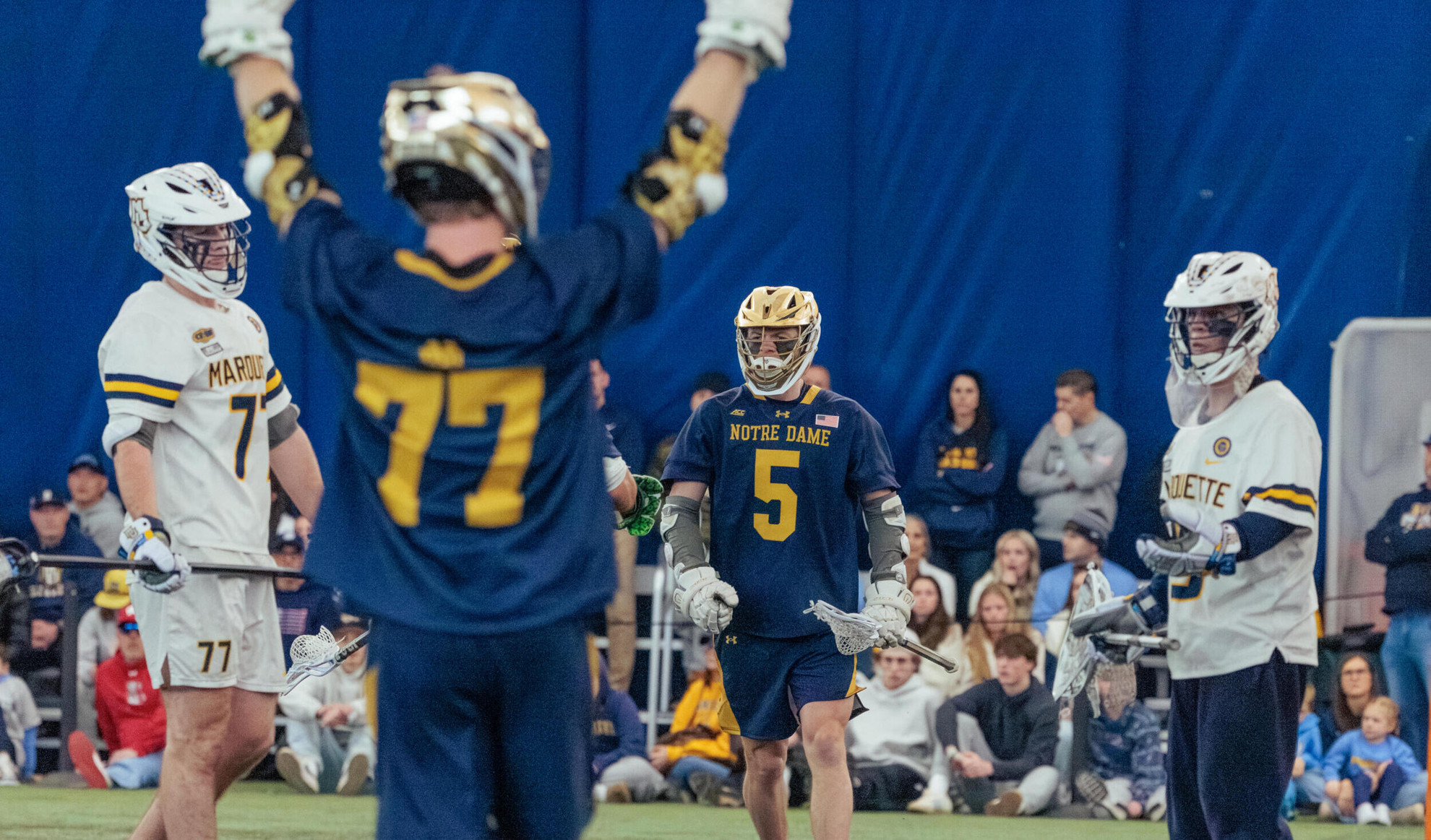 #6/7 Irish Open Season With 16-11 Win At Marquette #6/7 Irish Open Season With 16-11 Win At Marquette