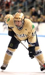 Senior left wing Matt Amado has had the hot-scoring hand for the Irish.  He has at least one goal in six of his last eight games.