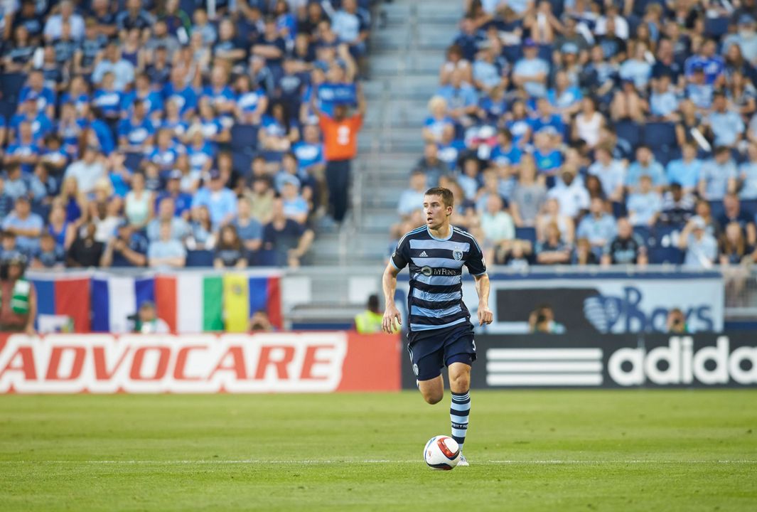 Sporting KC captain Matt Besler ('09) scored the third and tying penalty kick goal during SKC's Lamar Hunt U.S. Open Cup victory on Wednesday