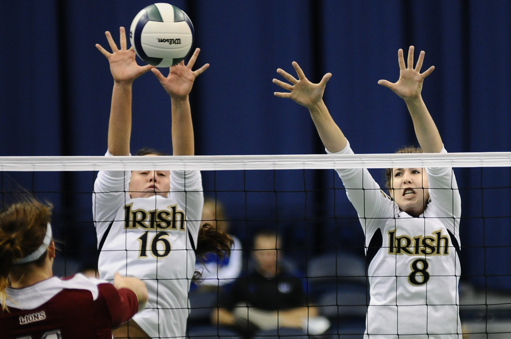 Notre Dame Women's Volleyball vs. Loyola Marymount Notre Dame, Ind. (Purcell Pavilion) L, 3-1