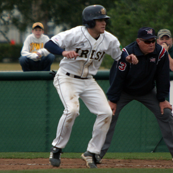 Irish Drop Season Opener, 6-2, Against Liberty Senior Ross Brezovsky gave the Irish a 1-0 lead with an RBI triple in the first inning.