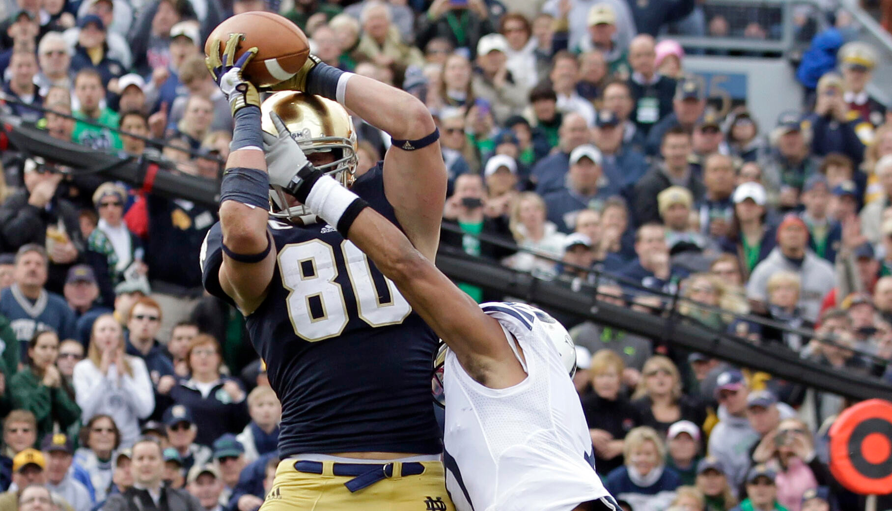 No. 5 Notre Dame Remains Unbeaten, Topping BYU 17-14 BYU Notre Dame Football