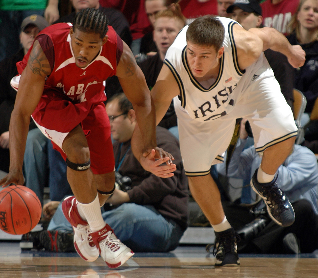 Notre Dame Downs Fourth-Ranked Alabama, 99-85