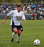 Mendoza’s Pair Of Goals Spark Another Second-Half Surge, As Irish Win Seventh Straight In 4-0 Game With Providence Junior Becca Mendoza doubled her career goal total by scoring twice in an eight-minute span of the 4-0 win over Providence.