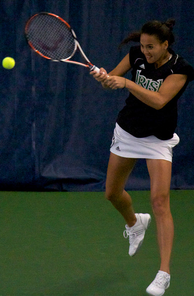 No. 17 Irish Rebound With 5-2 Victory Over No. 18 Tennessee Kristy Frilling returned to the Irish lineup on Saturday, posting a 6-1, 6-0 win over Natalie Pluskota at No. 1 singles.
