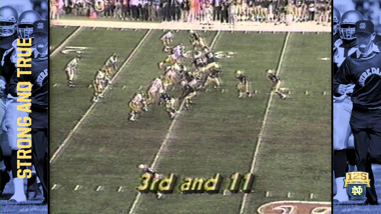 1989 Fiesta Bowl (ND vs. West Virginia) - 125 Years of Notre Dame Football - Moment #125