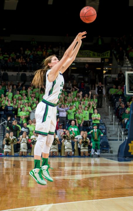Senior guard Madison Cable drilled three three-pointers in a span of 1:19 early in the second half, helping propel Notre Dame past North Carolina State, 67-60 in Sunday afternoon at Reynolds Coliseum in Raleigh, North Carolina.