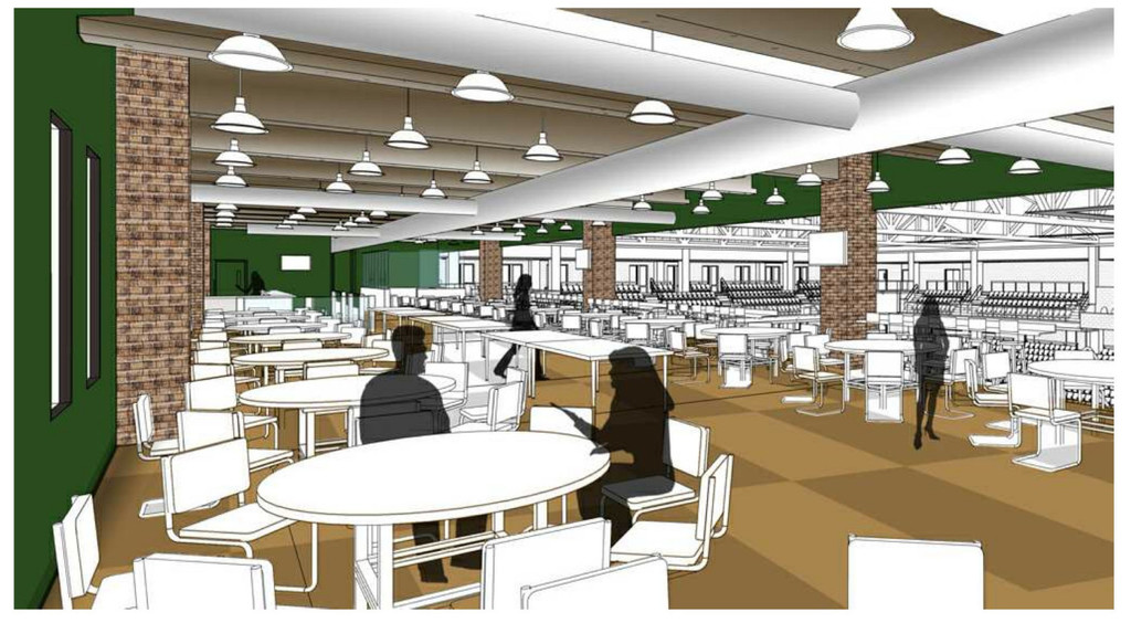 Compton Family Ice Arena Architectural Renderings - Club Level