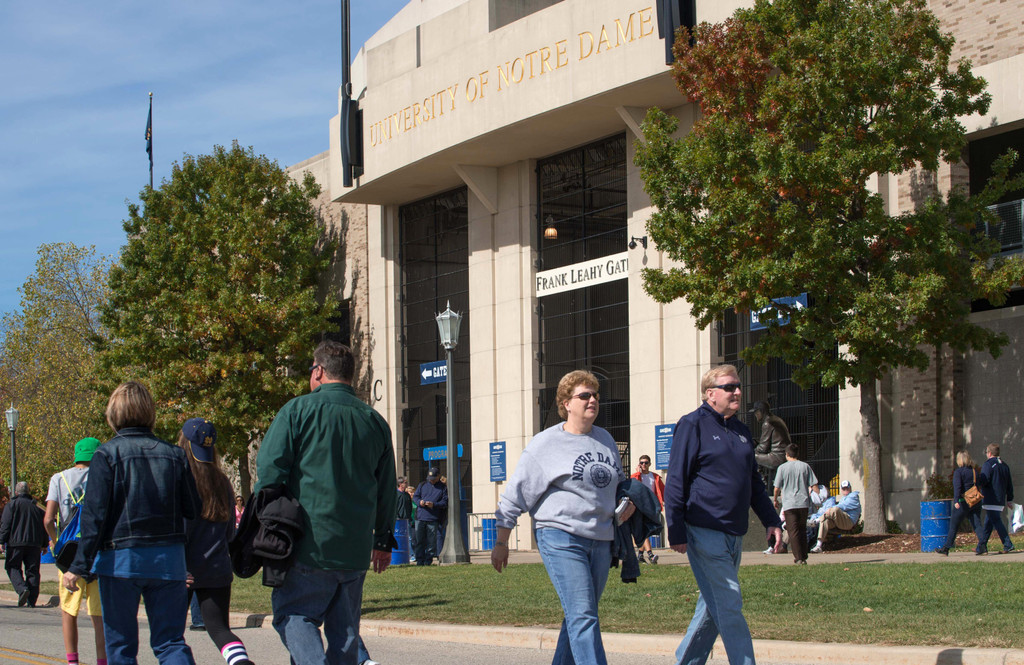 No. 6 Notre Dame Football vs. North Carolina