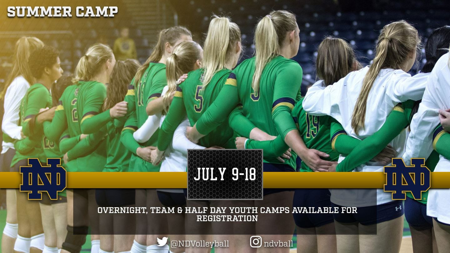 Notre Dame Volleyball Camps Set For Summer 2019 Notre Dame Volleyball Camps Set For Summer 2019