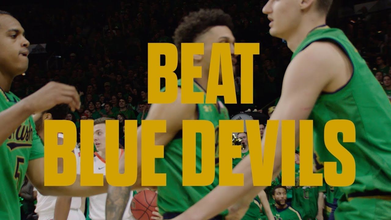 @NDMBB | Go Irish. Beat Blue Devils. (2019)