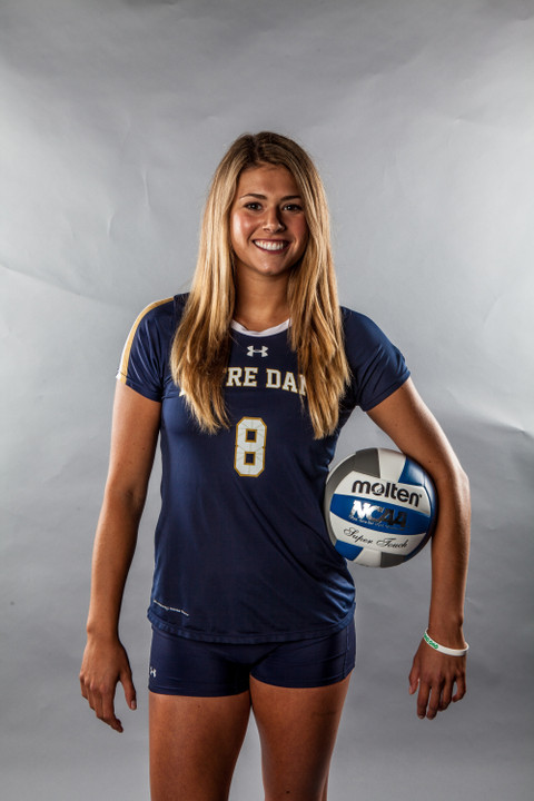 Co-captain Maddie Dilfer is believed to be one of just three Irish sophomores in program history to serve as a captain.