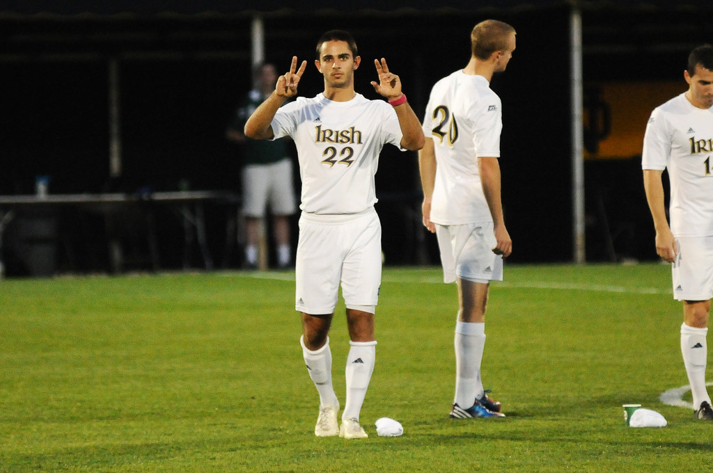 Notre Dame Men's Soccer vs Marquette on 10-24-2012