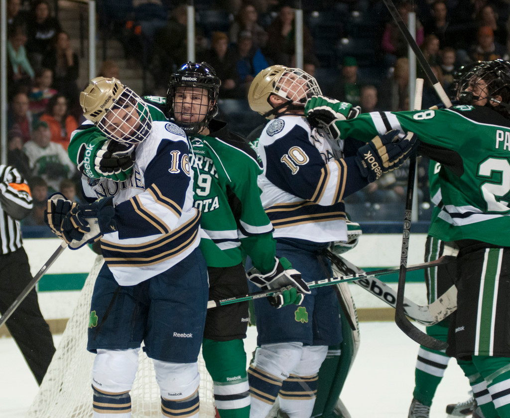 Notre Dame Men's Hockey vs North Dakota 11-23-2012