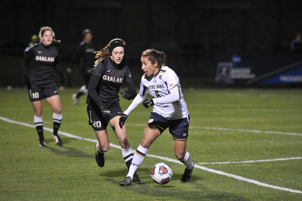NCAA Soccer Championship Round 1 - Notre Dame vs. Oakland