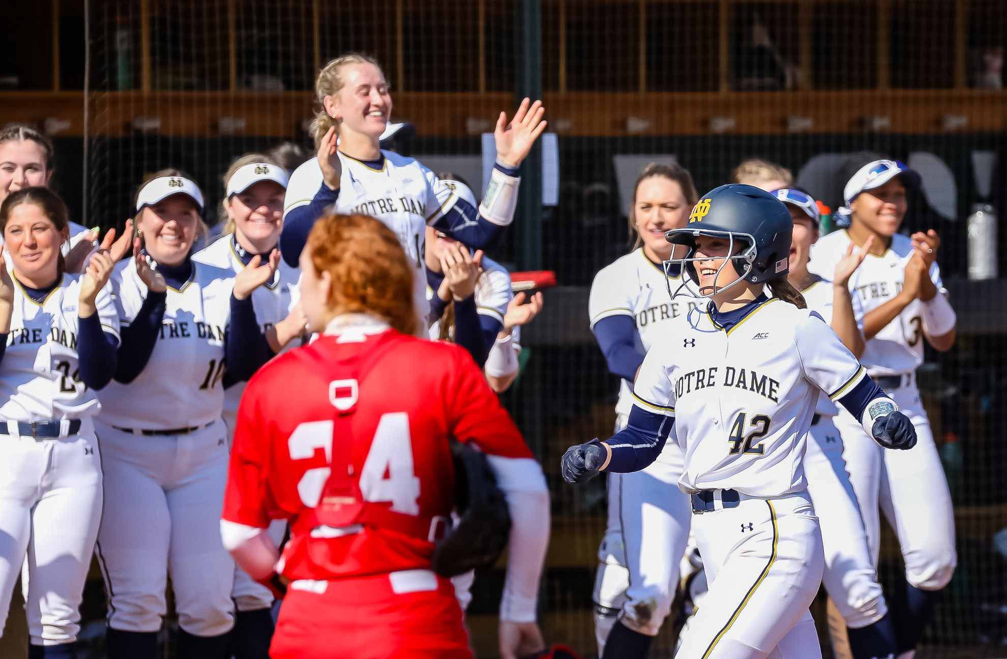 Anna Holloway Hits First Home Run in Victory over Boston University Anna Holloway Hits First Home Run in Victory over Boston University