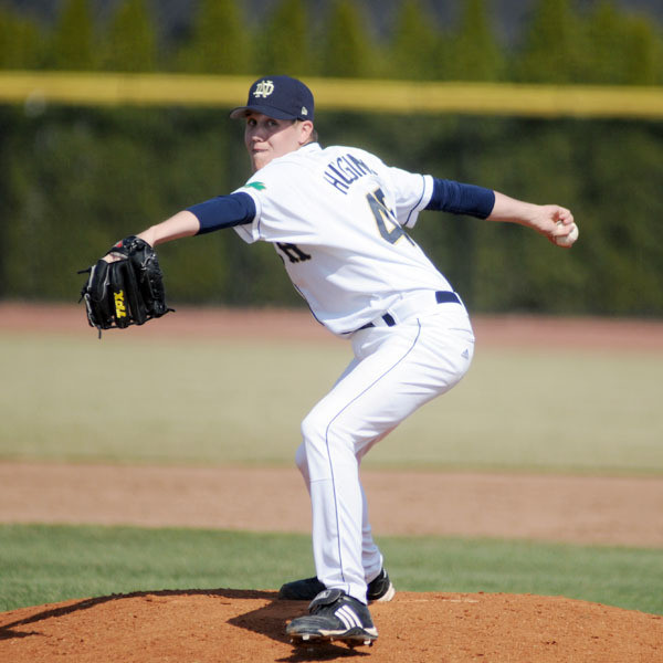 Notre Dame Baseball Rallies Past Bradley, 10-6 Will Hudgins (File Photo)