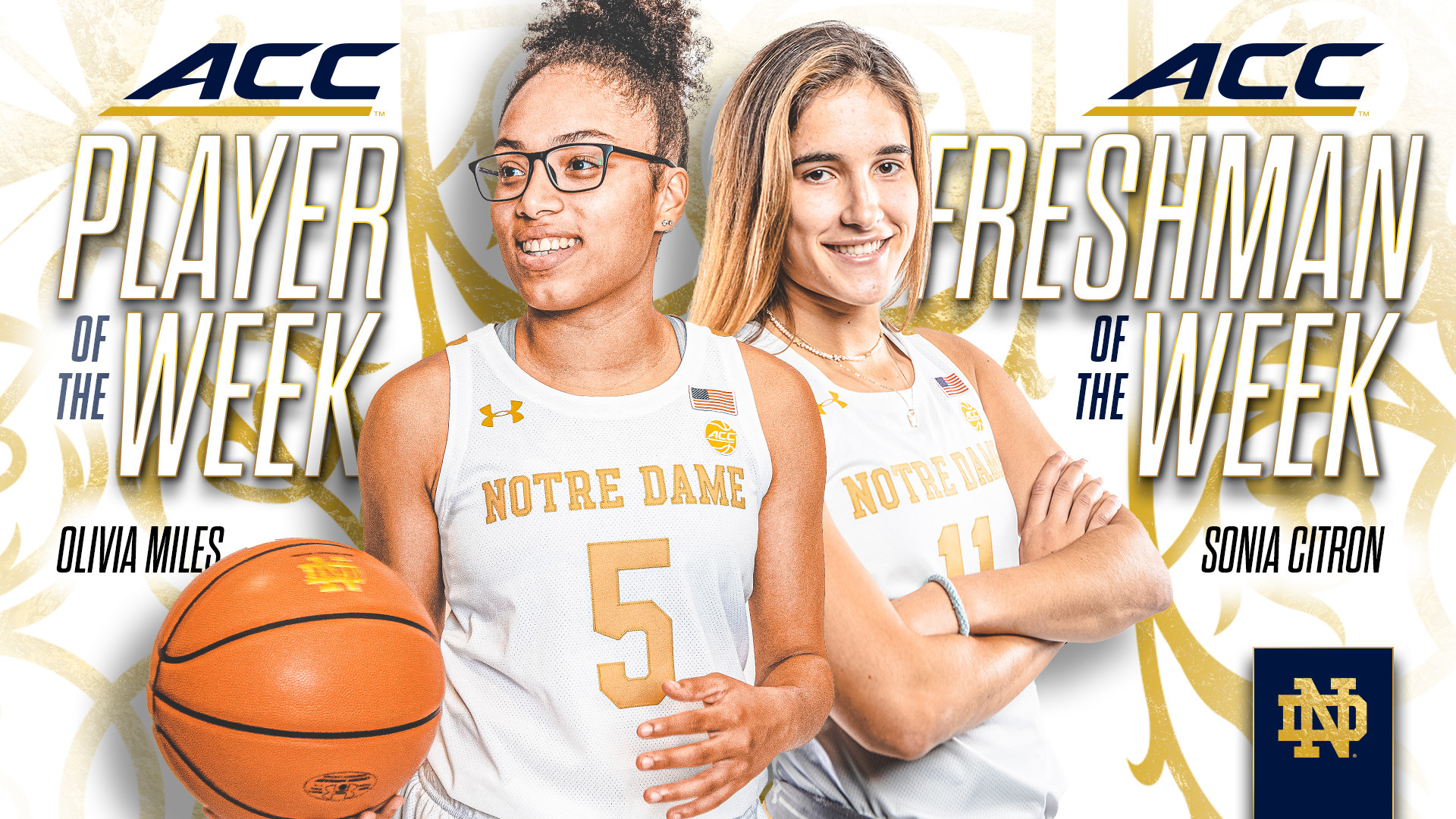 Miles and Citron Sweep ACC Weekly Awards Miles and Citron Sweep ACC Weekly Awards