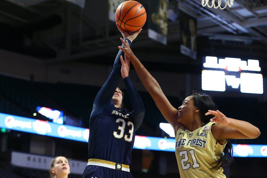 ND WBB vs. Wake Forest (USATSI)