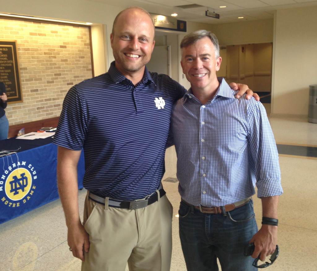Bryan Fenton ('87, Manager) - 2017 Moose Krause Distinguished Service Award Recipient