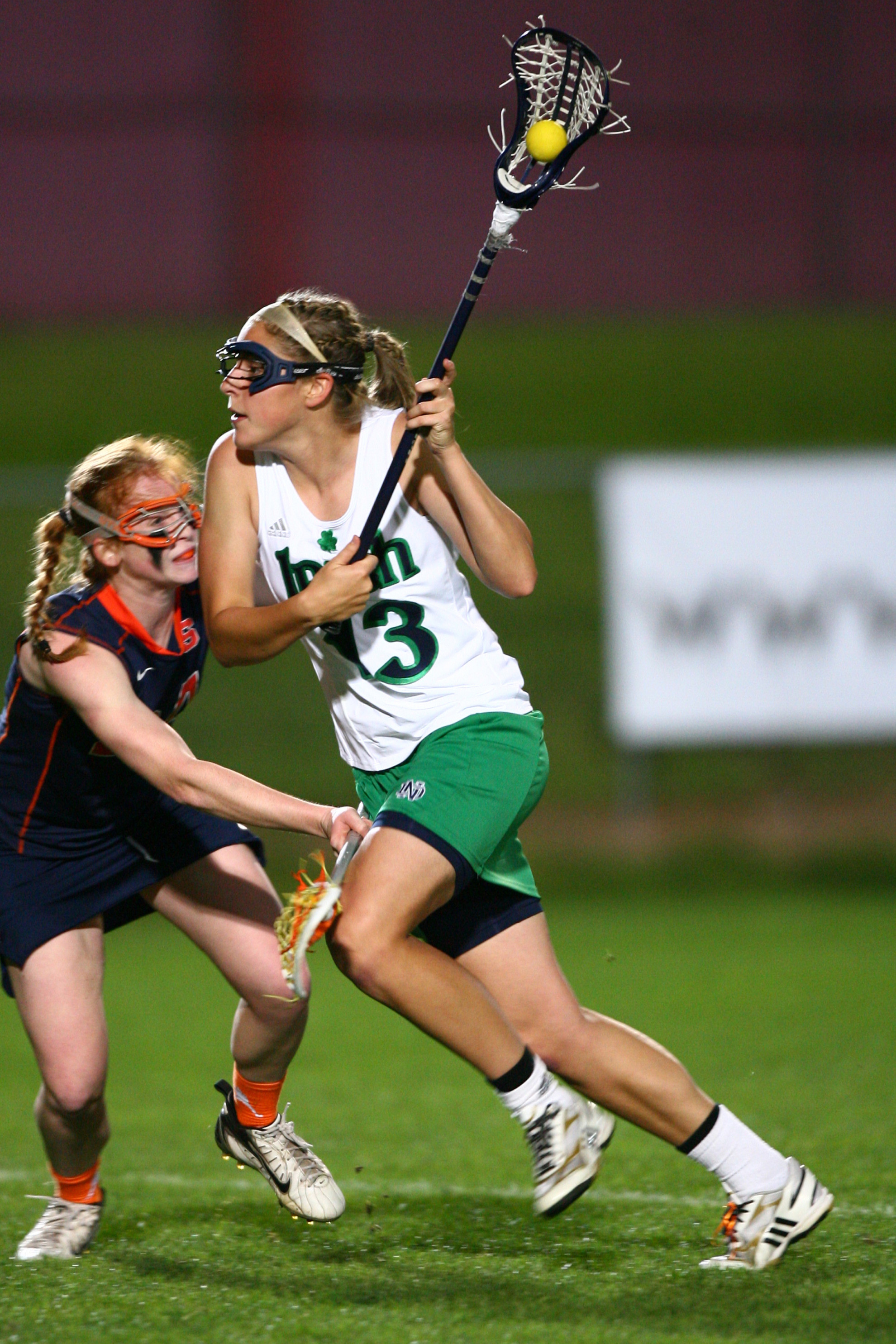 Irish Get 2011 Season Off To A Fast Start With 20-6 Win At California Sophomore midfielder Jenny Granger scored four times in the win over Louisville, including the game winner with 0.8 left on the clock.