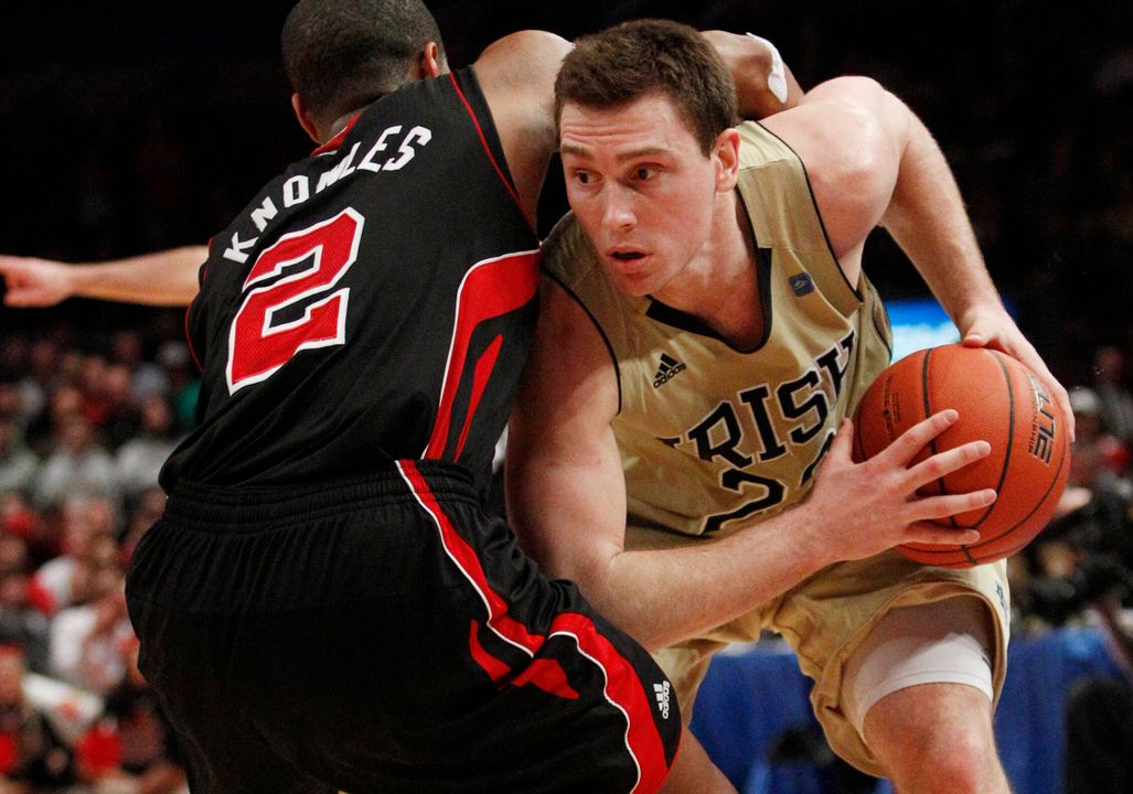 Ben Hansbrough makes a move towards the hoop on Friday night.