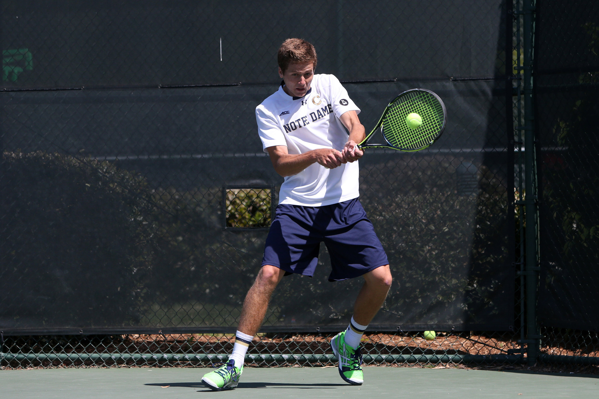 Monaghan On To Round of 32 At NCAA Singles Championship Senior Quentin Monaghan
