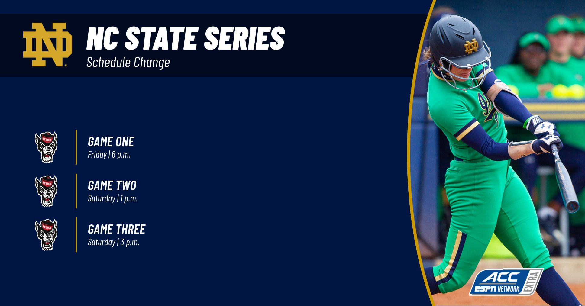 NC State Series Altered Due To Weather NC State Series Change