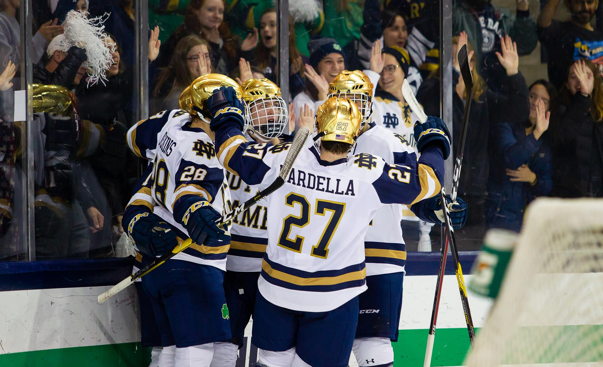 #8 Irish Top RPI, 5-1, For Fifth Straight Win RPI Celly 1