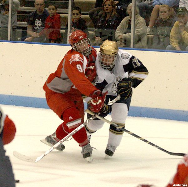 Freshman Billy Maday scored twice, including the game winner in overtime as Notre Dame defeated Nebraska-Omaha, 4-3.