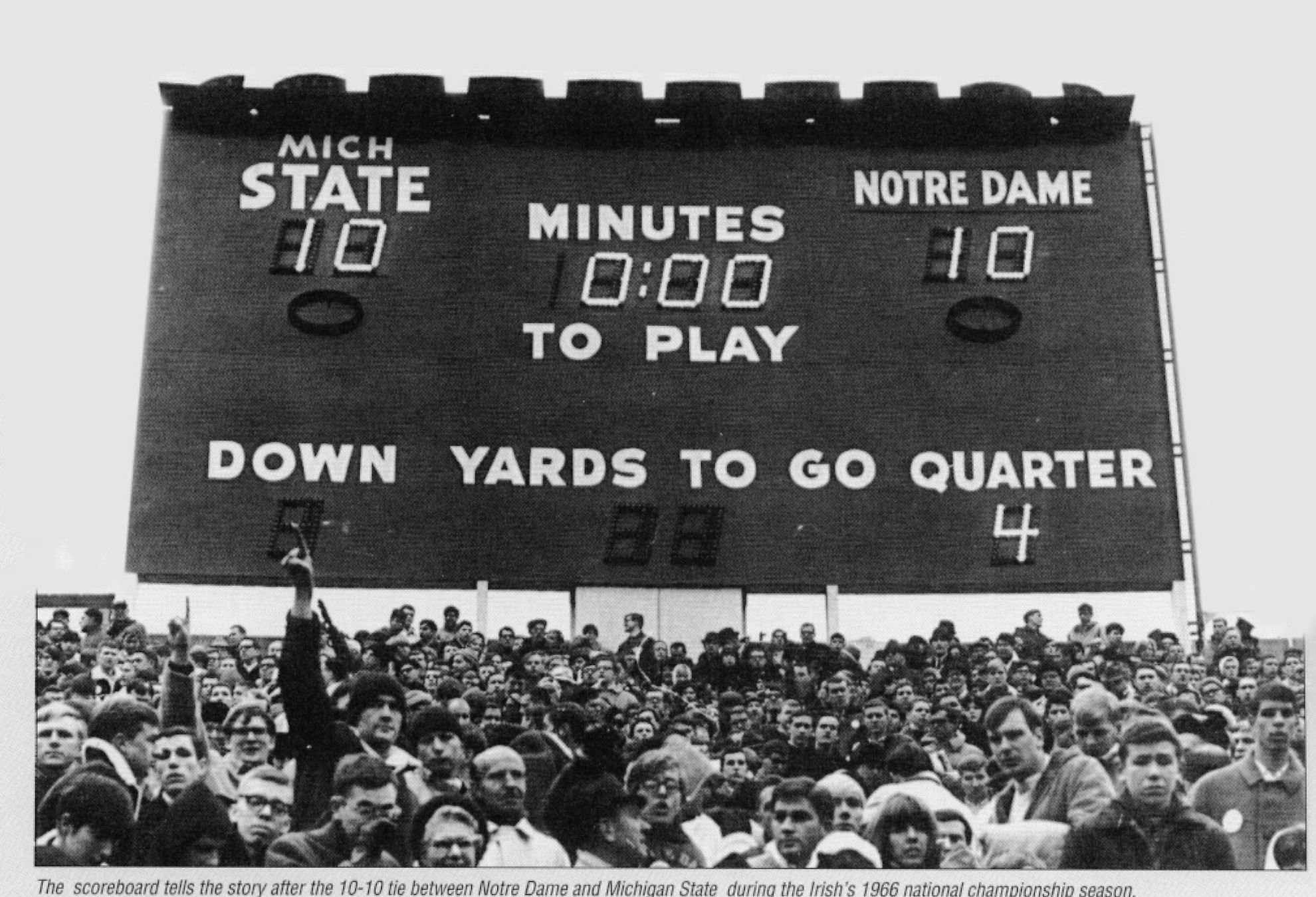’66 Irish-Spartan Clash: A Lifetime of Memories ’66 Irish-Spartan Clash: A Lifetime of Memories