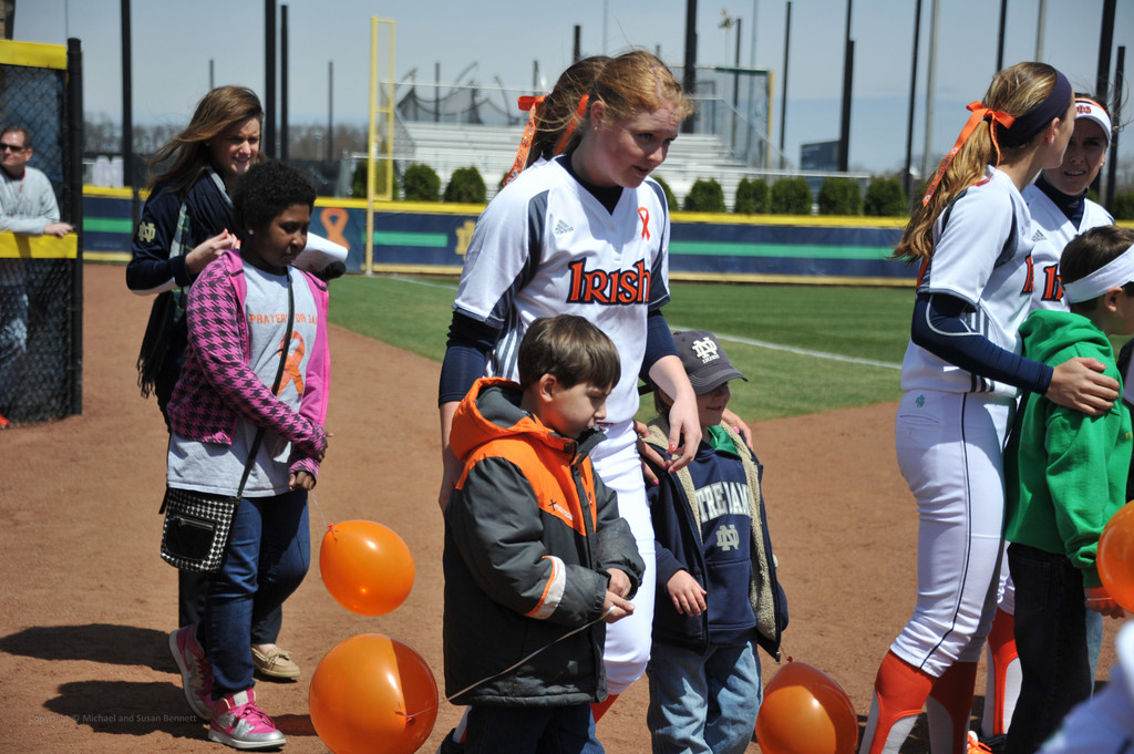 2014 Notre Dame Strikeout Cancer Doubleheader