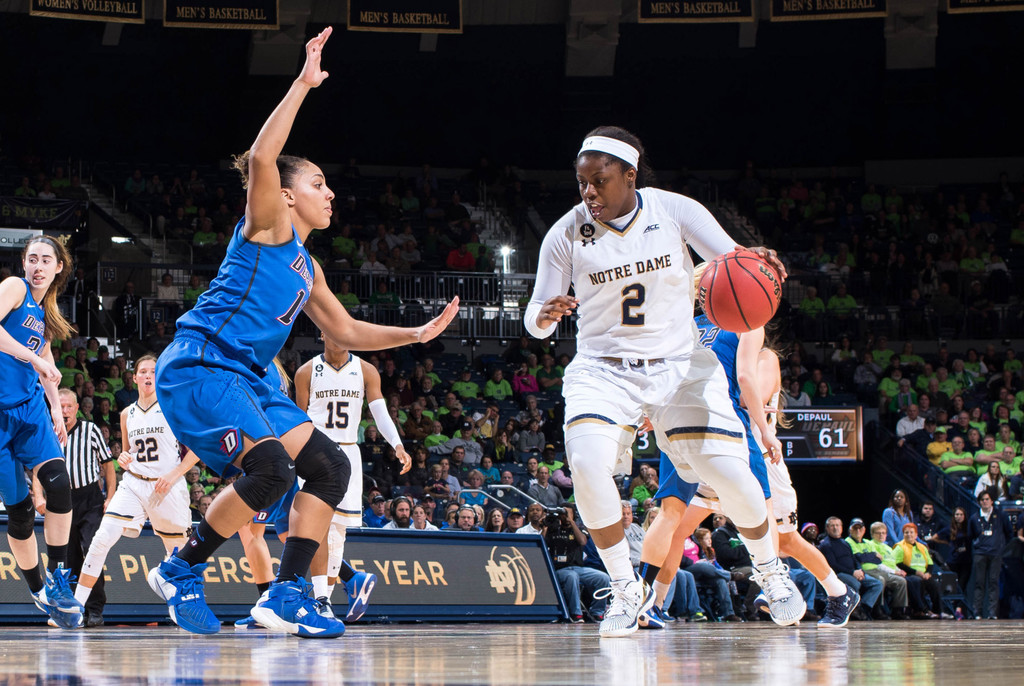 #3 Irish Top #18/17 DePaul, 95-90