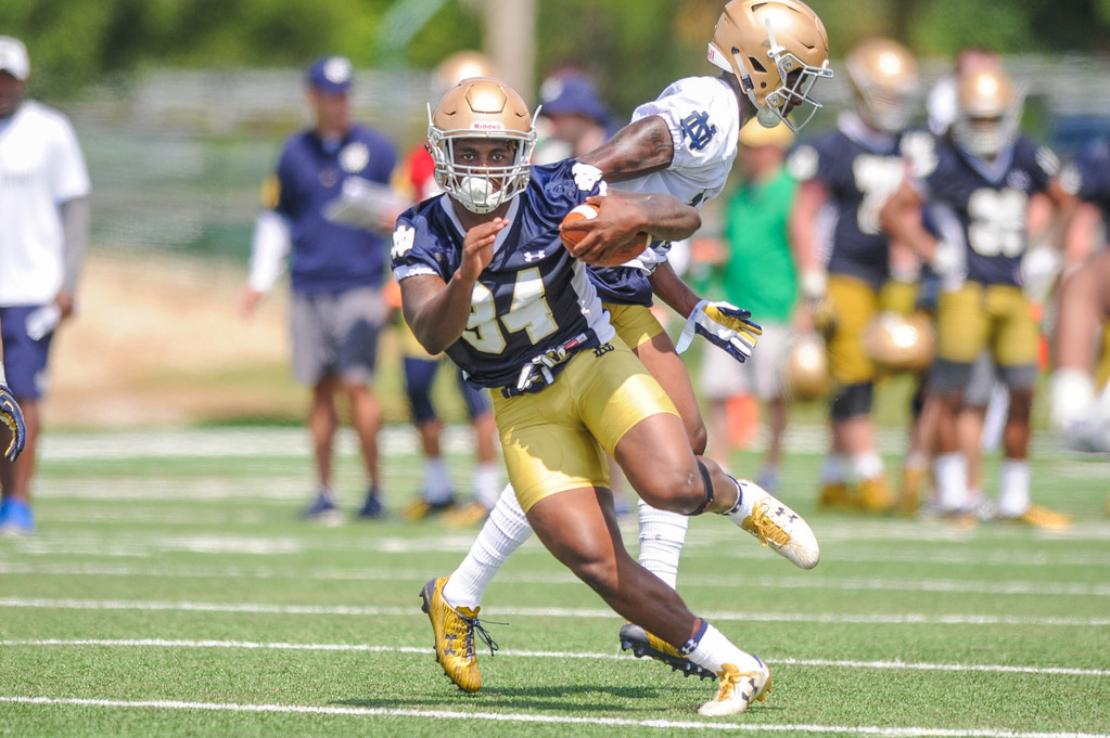 2017 Notre Dame Football Fall Camp - Practice One