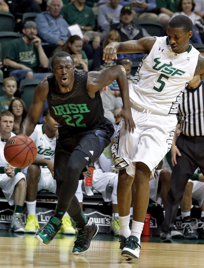 No. 24 Irish Hold Off USF, 73-65 (AP)