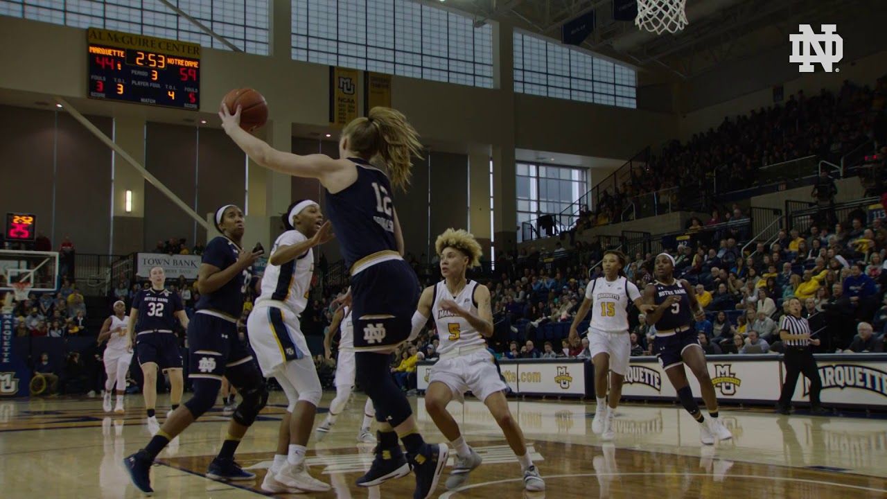 Top Plays | @NDWBB vs.Marquette (2018)