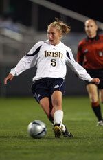 Amanda Cinalli is the ninth different Notre Dame player in the past 13 years to be named to the U.S. roster at the prestigious Nordic Cup (photo by Matt Cashore).