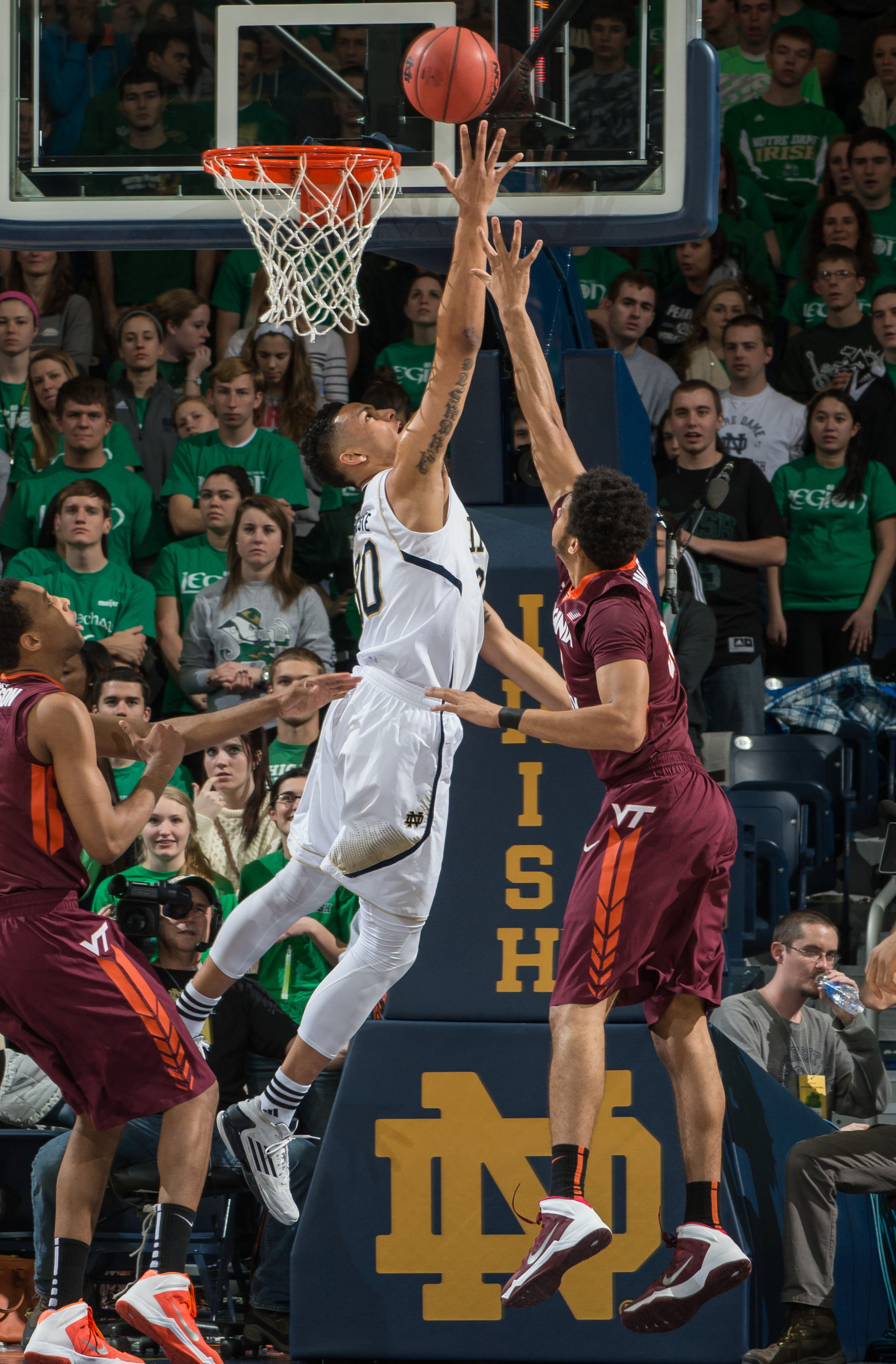 Fighting Irish To Battle Boston College On Saturday Zach Auguste notched 10 points, seven rebounds and four steals on Tuesday against Virginia.