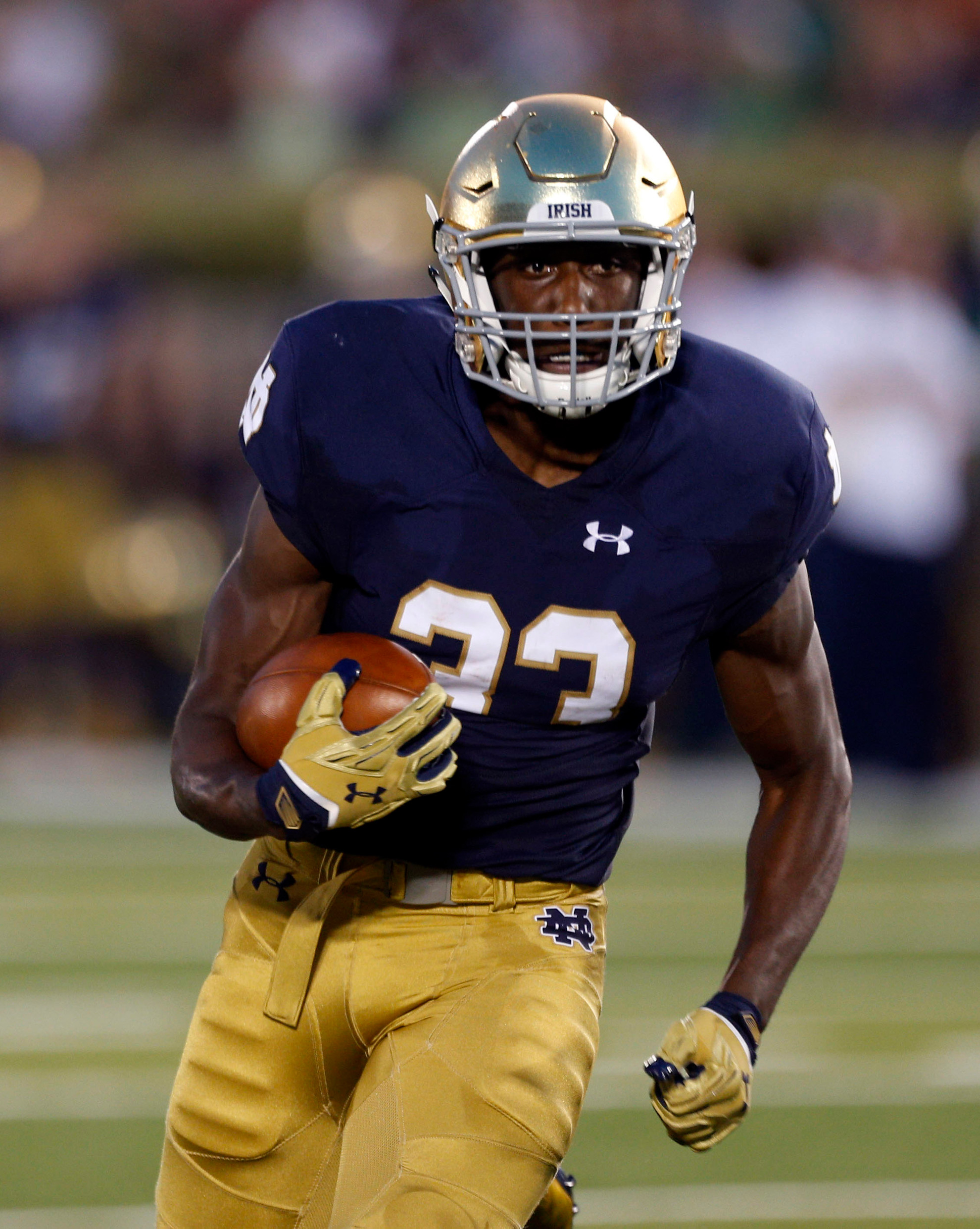 Irish Extra: Josh Adams Ready When Called Freshman RB Josh Adams.